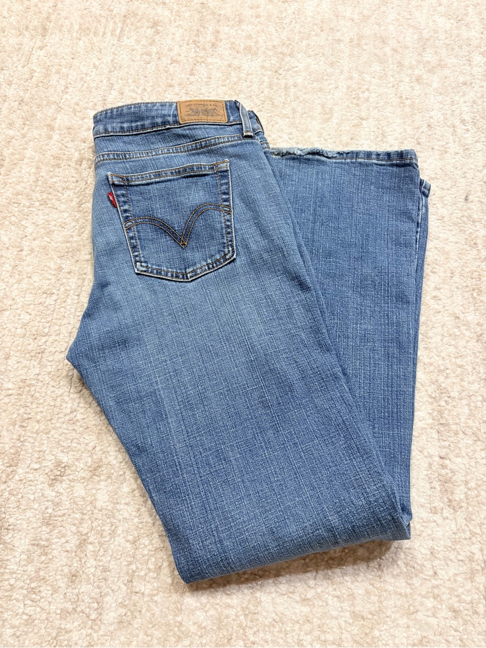 Levi's Women’s Light Blue Bootcut Jeans 545